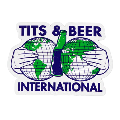 Tits and Beer International Sticker 2